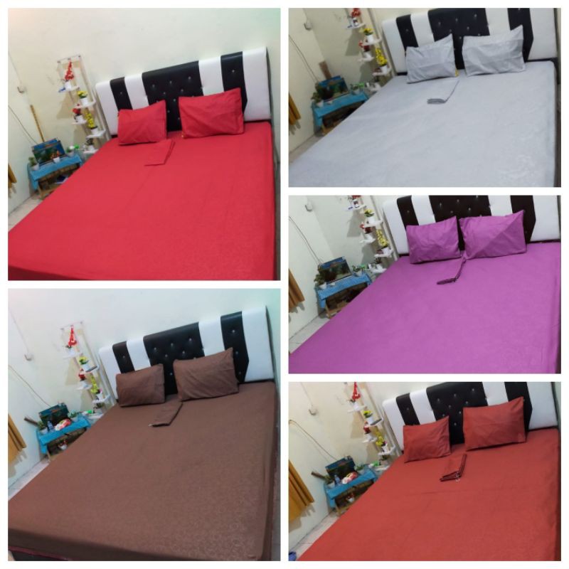 Sprei Homemade Polos Embos 160 180 Seprei Halus Adem Tidak Luntur Seprei Hotel