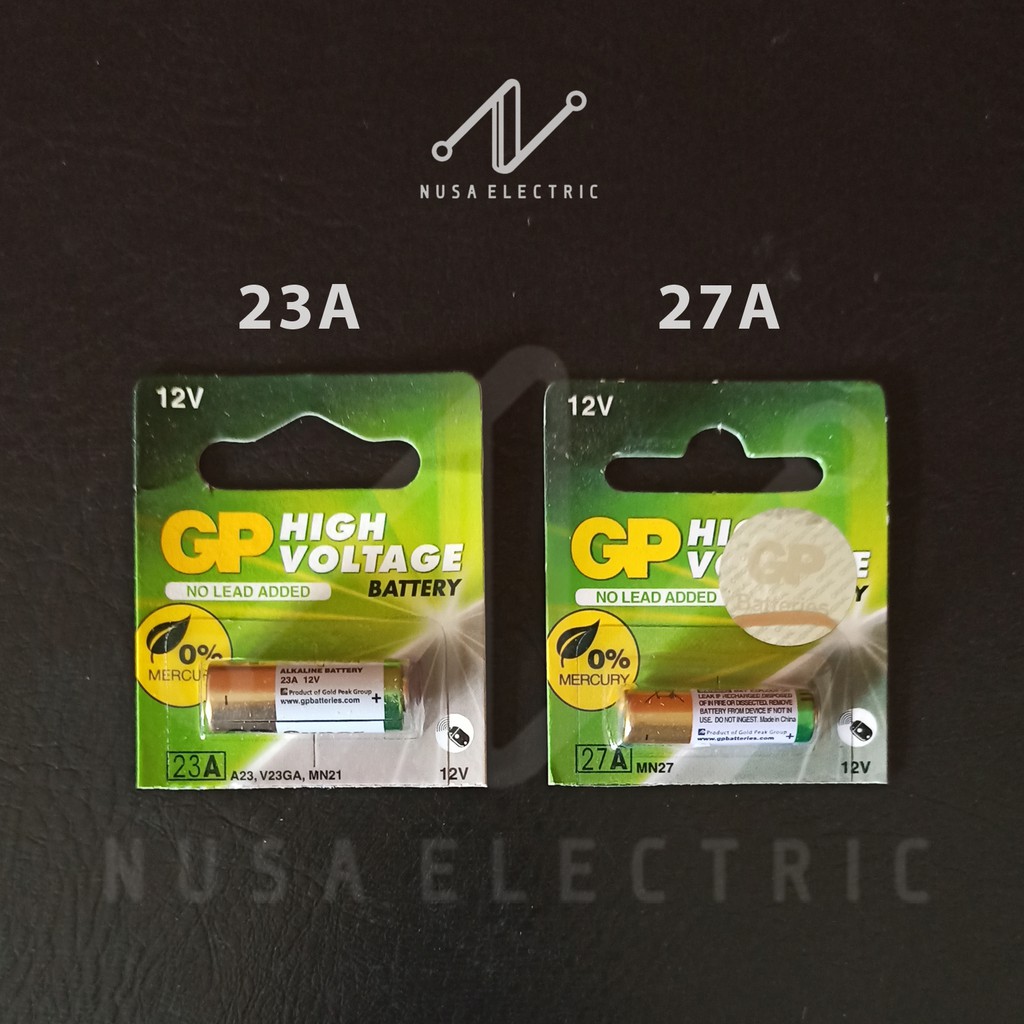 BATERAI 12V 23A / 27A GP SUPER ALKALINE