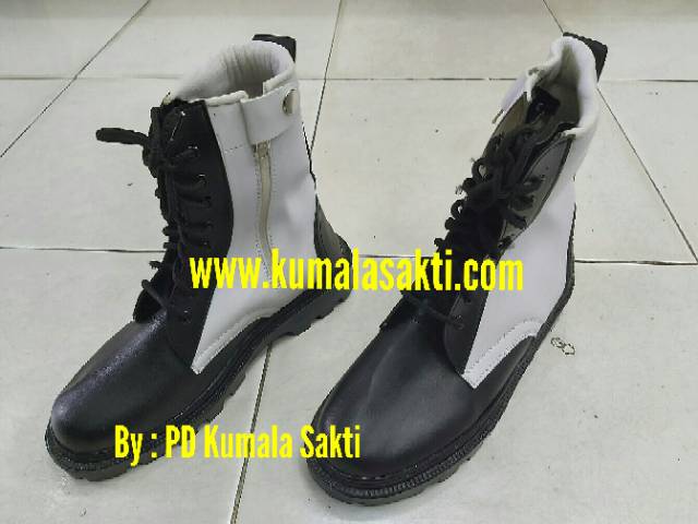 Sepatu PKD Jahit Sleting Provos TNI-Sepatu Provos TNI- Sepatu PadL PKD-Sepatu Provos-Ukuran Besar