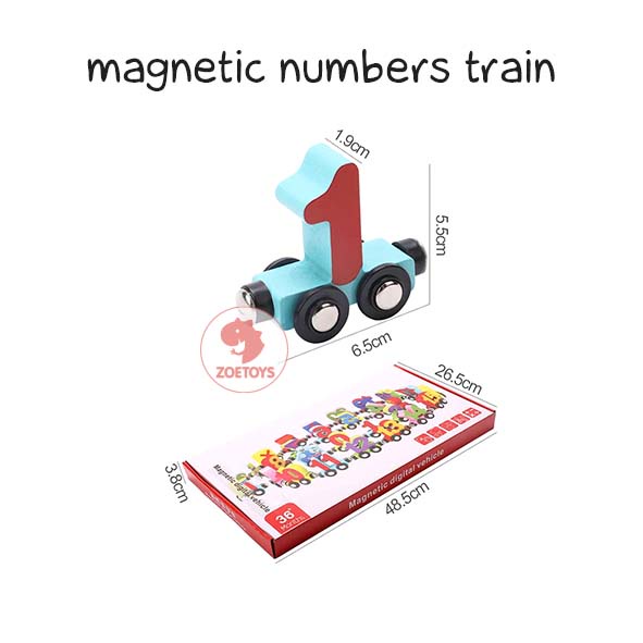 Zoetoys Magnetic Alphabet Numbers Letter Train | Mainan Kereta Huruf Angka | Mainan Edukasi Anak | Cari Kado | Cari Kado Natal