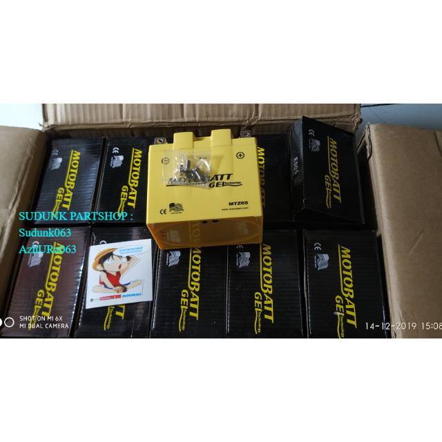 AKI Motobatt Satria Vario sonic gsx