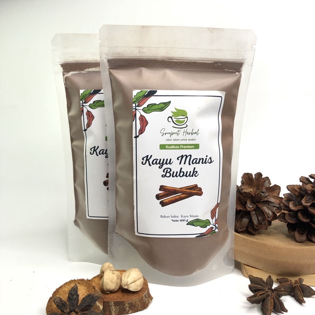 100gr Kayu Manis Bubuk Murni Cinnamon Powder Kualitas Premium Rempah JSR Sruput Herbal [COD]