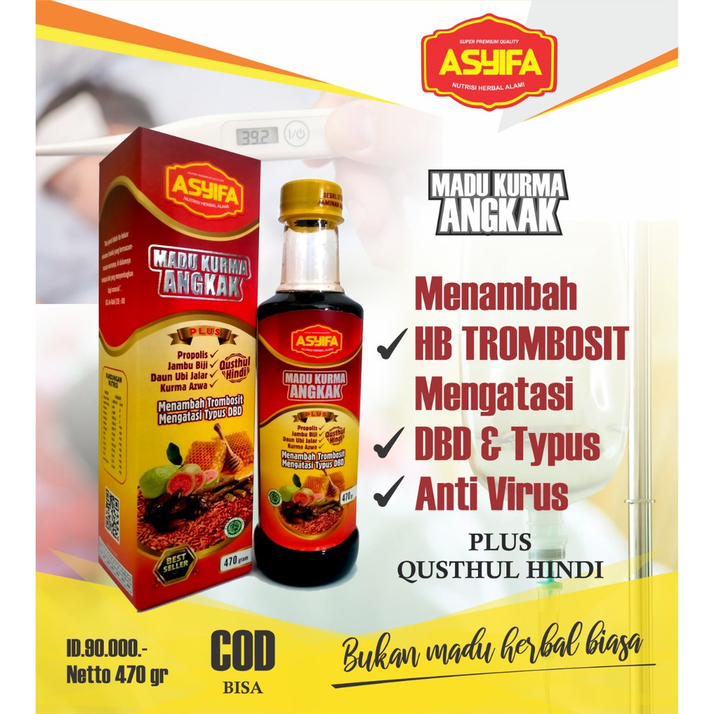 ASYIFA Madu Kurma Angkak Plus Qusthul Hindi