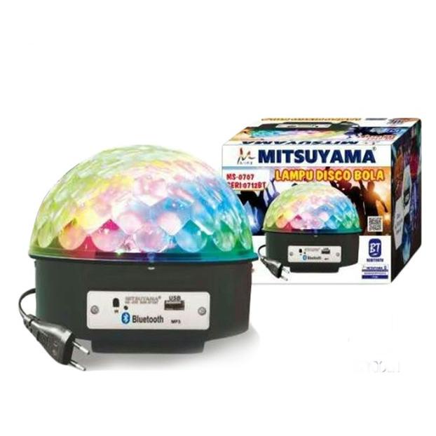 Lampu Disco Bola 6 LED 3W / Mitsuyama Lampu Disco Bluetooth MS-0707