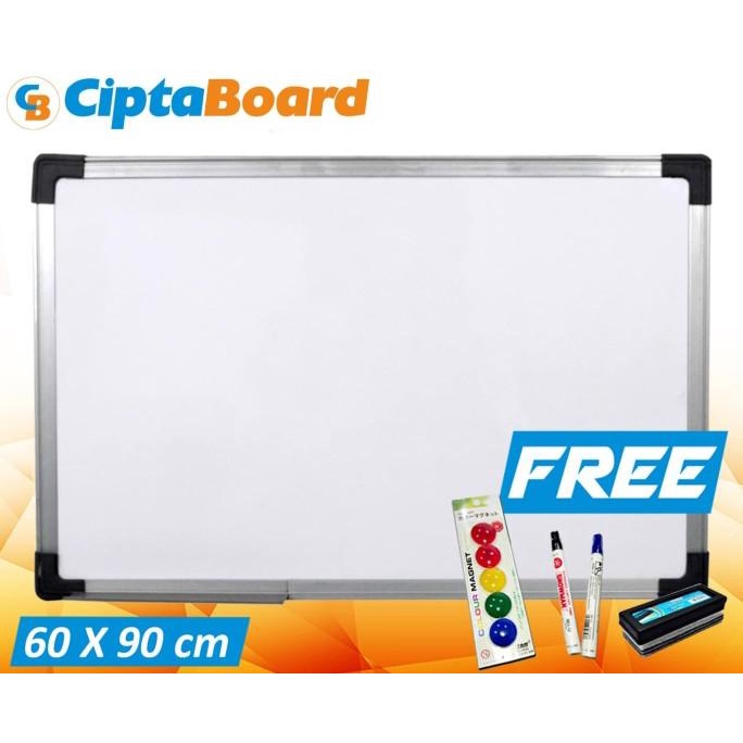

Whiteboard 60 x 90cm Cipta Board