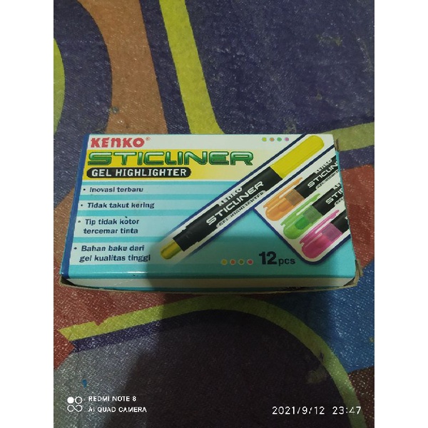 

GEL HIGHLIGHTER STICLINER KENKO ORIGINAL