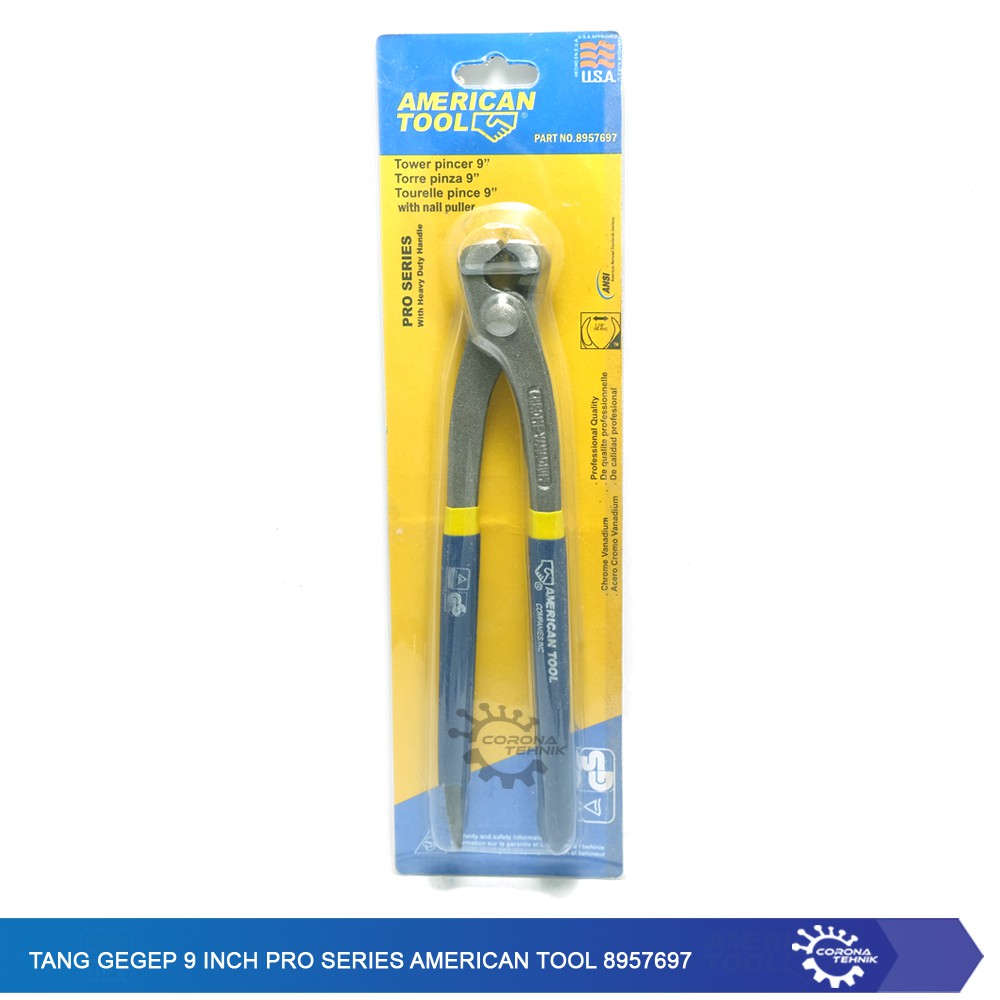 Tang Gegep 9 Inch American Tool 8957697