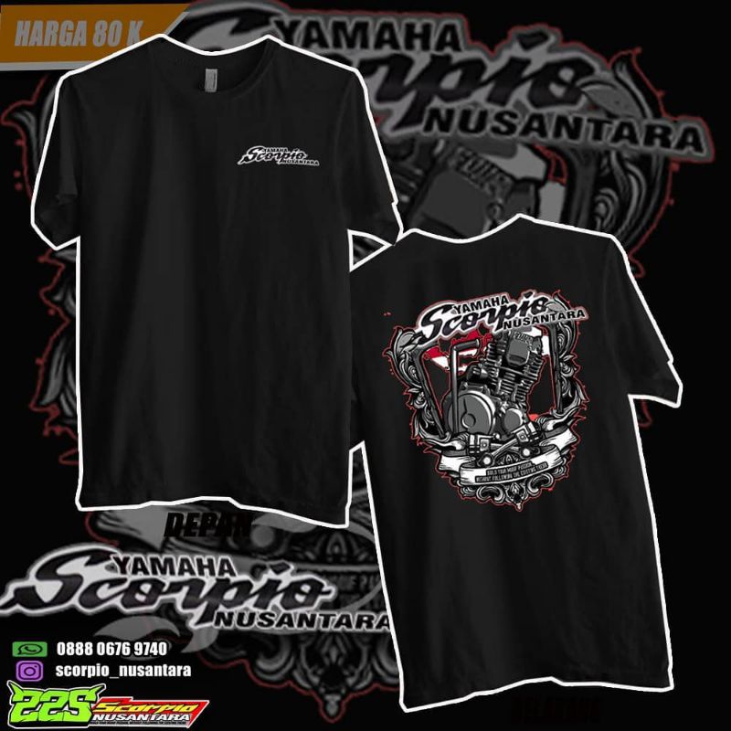 Kaos scorpio #3 kaos yamaha scorpio 225scorpio nusantara