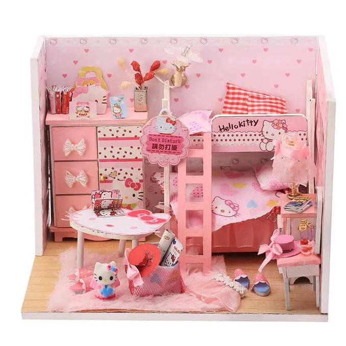 Terbaru Diy Miniature House Q003 Kitty Room Terlaris Shopee Indonesia