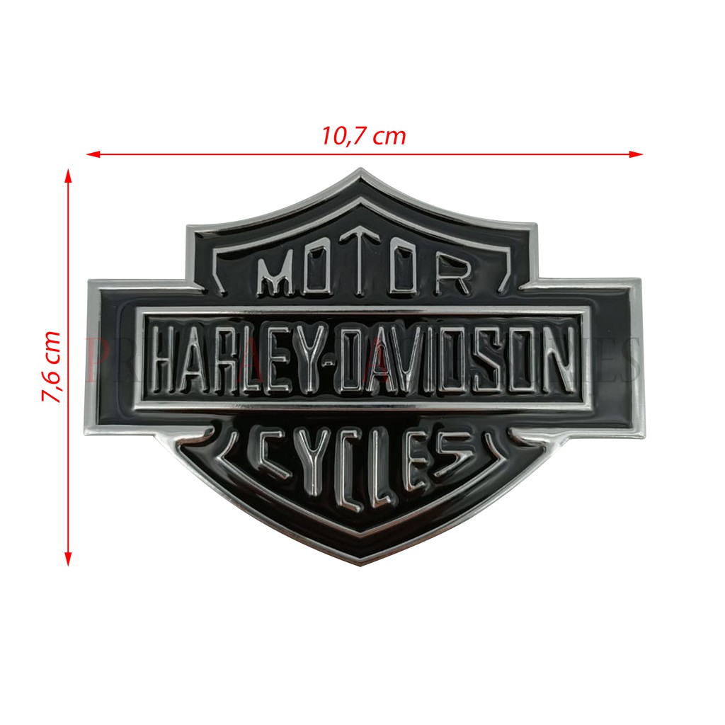 3D Emblem Motor Cycles HARLEY DAVIDSON (Metal) Car Logo