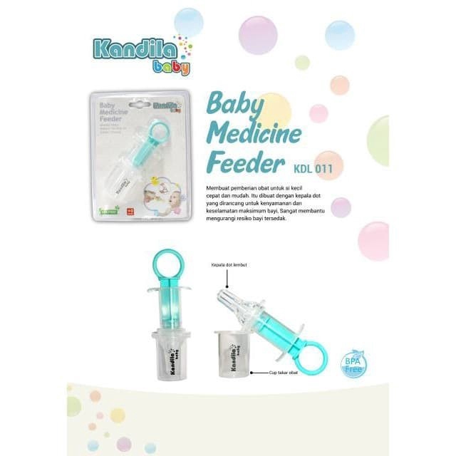 PERA441 ALAT MINUM OBAT BAYI KANDILA BABY MEDICINE FEEDER KDL011 / KDL011-3