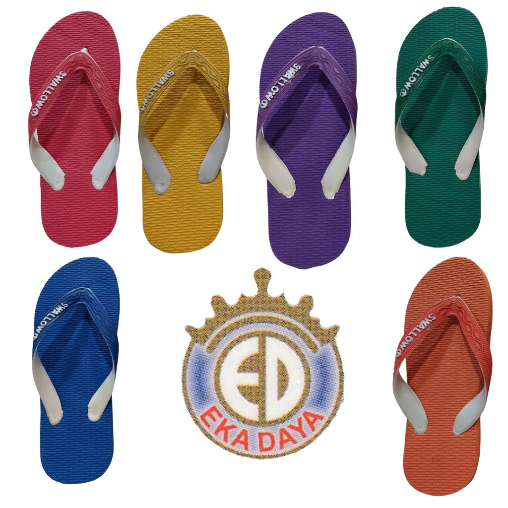Grosir Sandal Jepit / Sendal Jepit Warna Warni Swallow 607