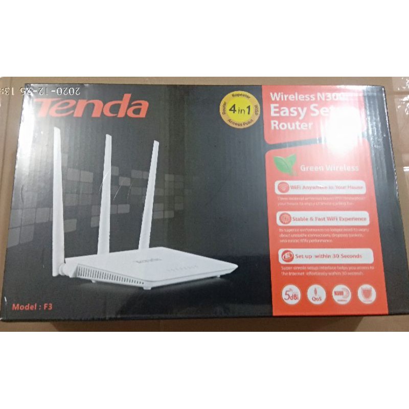Tenda F3 Wireless, WiFi + Accespoint