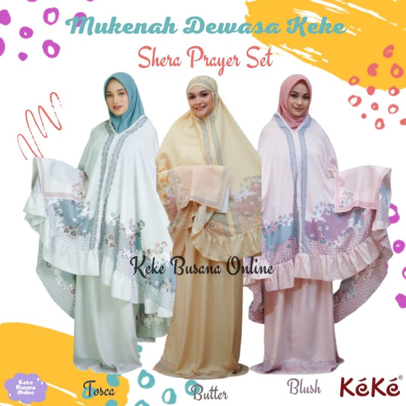 Mukenah Dewasa Keke ~ Shera Prayer Set ~