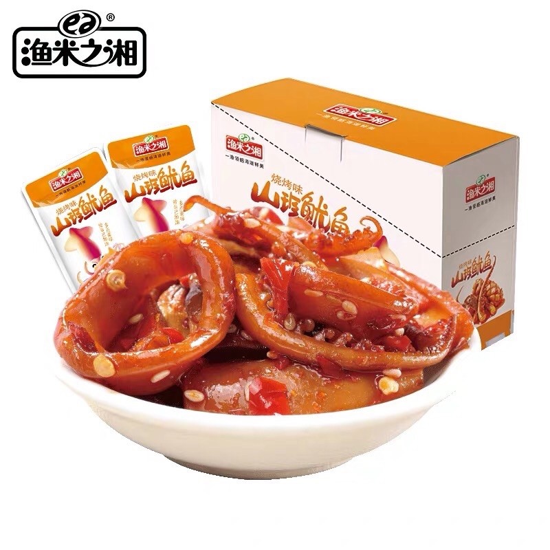 [HALAL] spicy squid snack/snack sotong/渔米之相/山珍鱿鱼