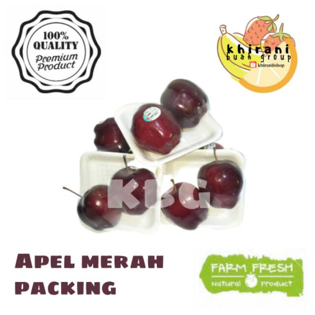 

APEL MERAH 1 PACK/BUAH APEL MERAH/BUAH SEGAR
