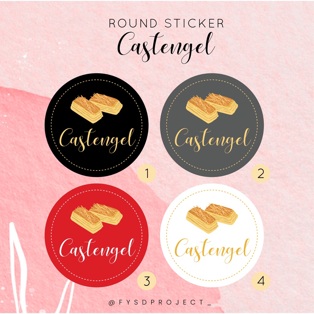 

Stiker Castengel / Stiker Kue Lebaran / Label Castengel
