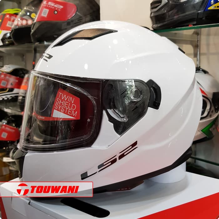 Helm LS2 FF320 Solid White