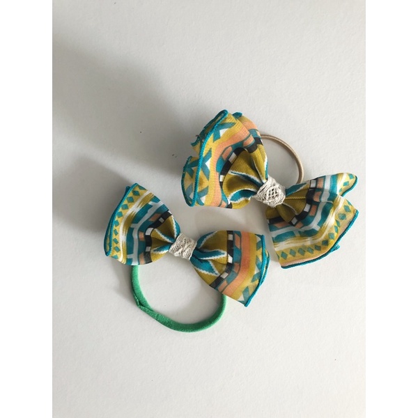 TRIBAL GREEN HEADBAND NYLON USA, konektor masker