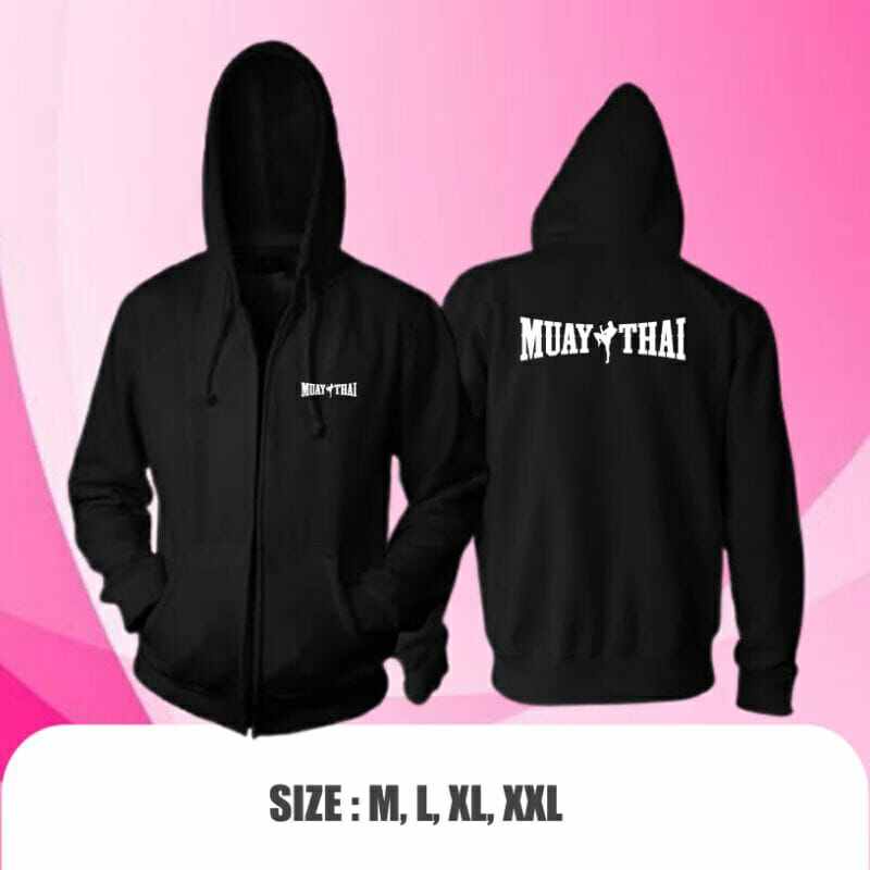 jaket zipper muaythai premium v