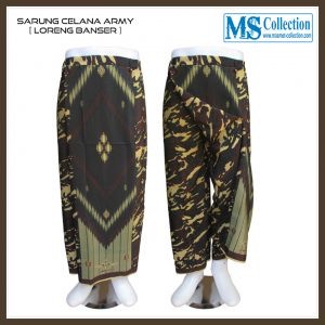 sarung-celana- sarung celana army loreng banser -celana-sarung 798 pakaian-muslim-pria-fashion-