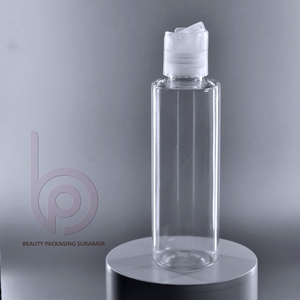 Botol Plastik PET 150ml RF Bening Tutup Presstop