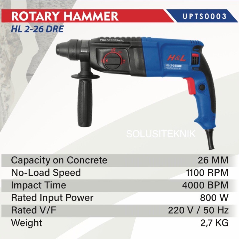 ROTARY HAMMER HL 2-26 DRE