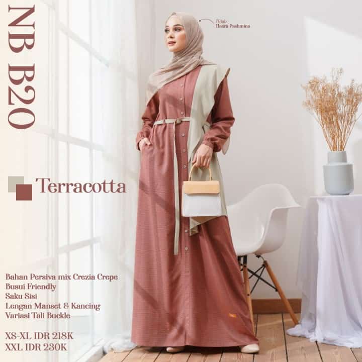 NIBRAS GAMIS NB B20 MODEL TERBARU | NIBRAS | GAMIS REGULER
