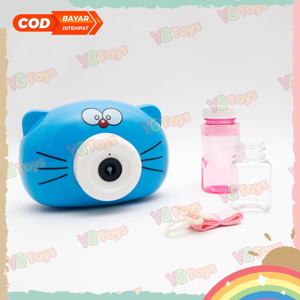 Mainan Anak Bubble Camera Kamera Gelembung Sabun Buble Balon Bubble Gun Edukatif