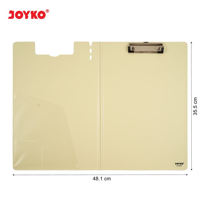 Clip Board Clipboard Papan Jalan Alas Ujian Folio F4 Joyko CLB-66 PVC