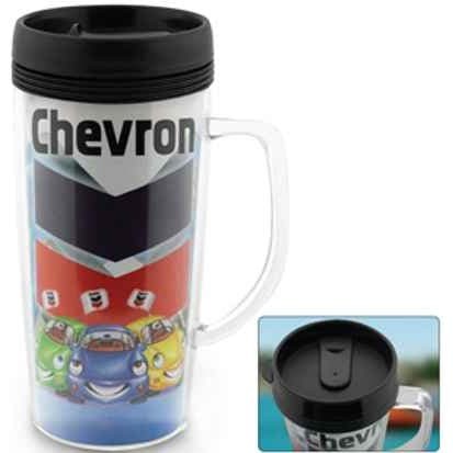 380ml tumbler dengan gagang gelas promosi CUSTOM + FREE DUS 7801