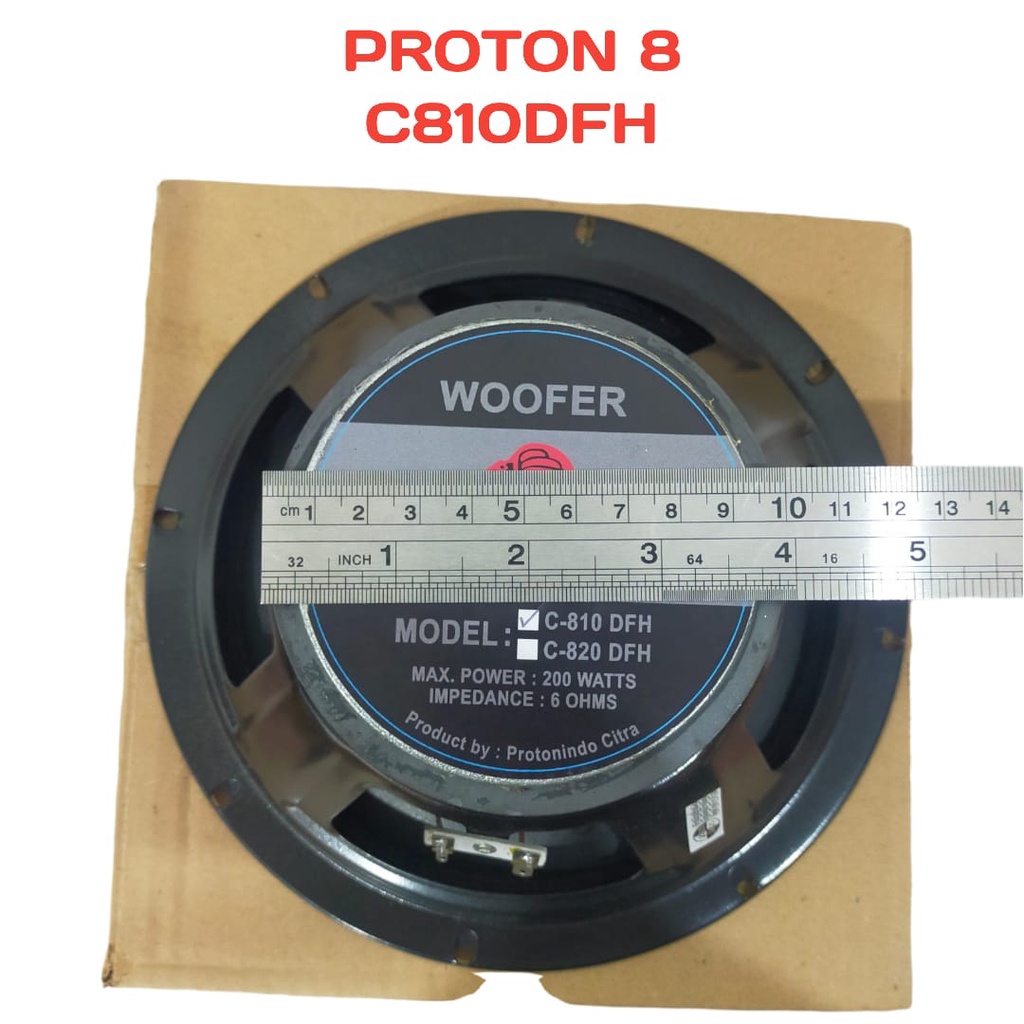 SPEAKER FULLRANGE 8 Inch PROTON C-810 DFH  200 WATT