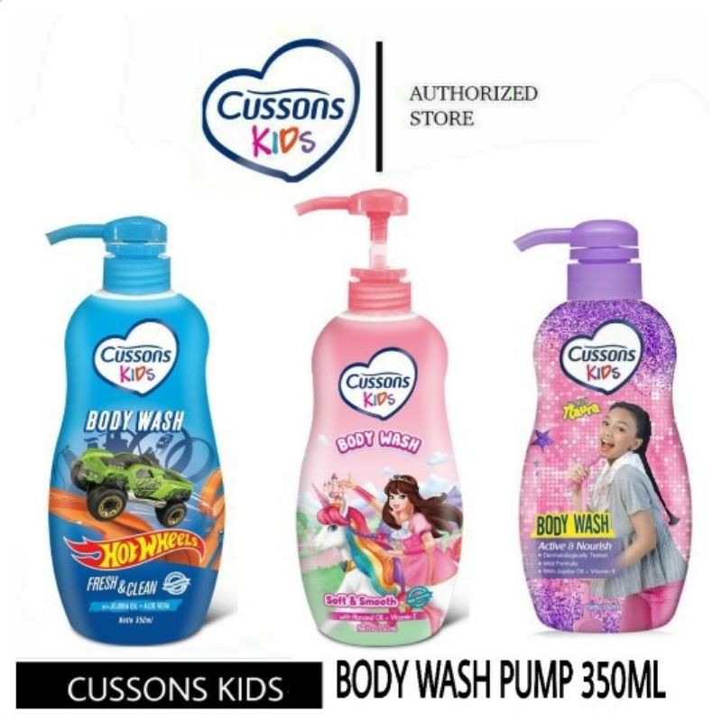 CUSSONS BABY KIDS BODY WASH PUMP 350ML 300ML 280ml  /CUSSON SABUN CAIR