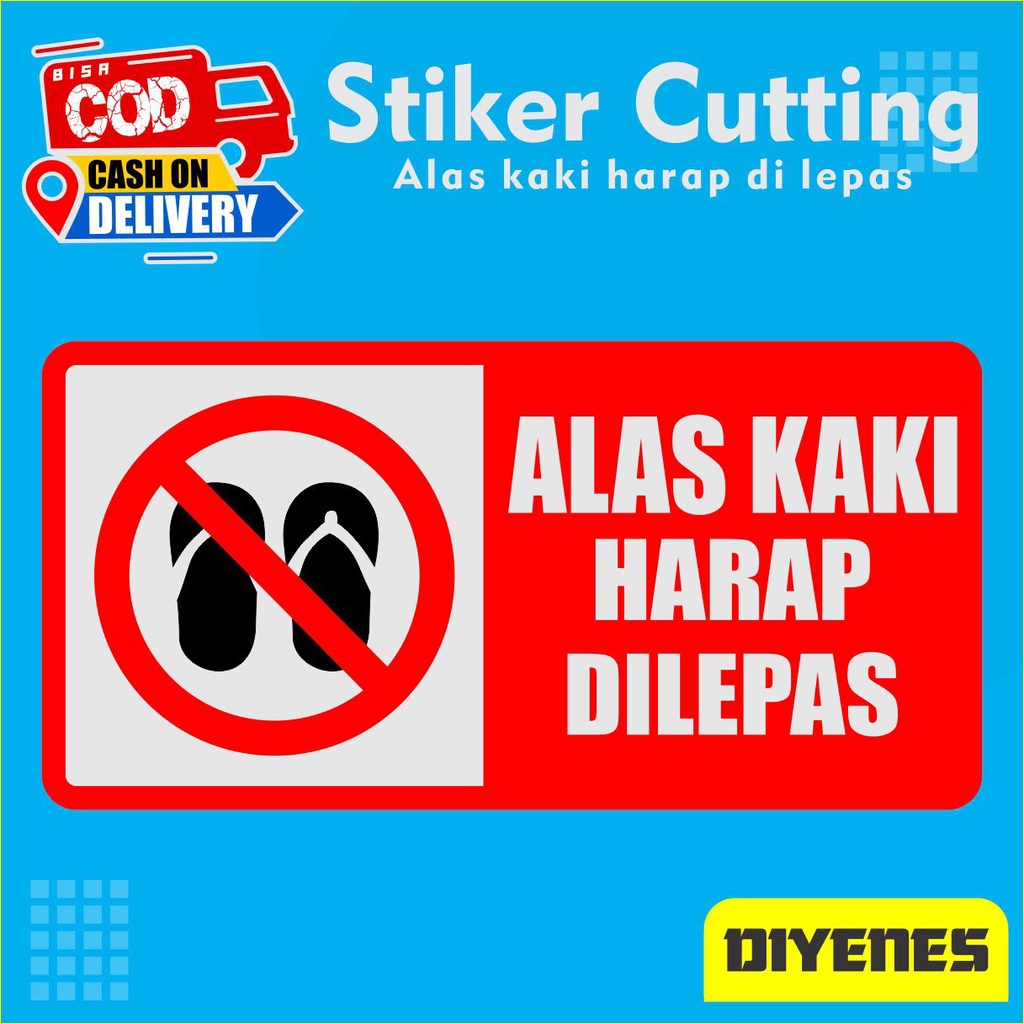

Stiker Cutting Alas Kaki Harap Di Lepas, Stiker Masjid