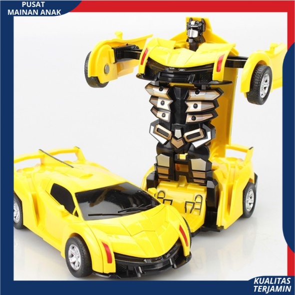 MAINAN MOBIL ROBOT AUTOBOT TRANSFORM ANAK LAKI LAKI BISA BERUBAH MENJADI ROBOT PULLBACK