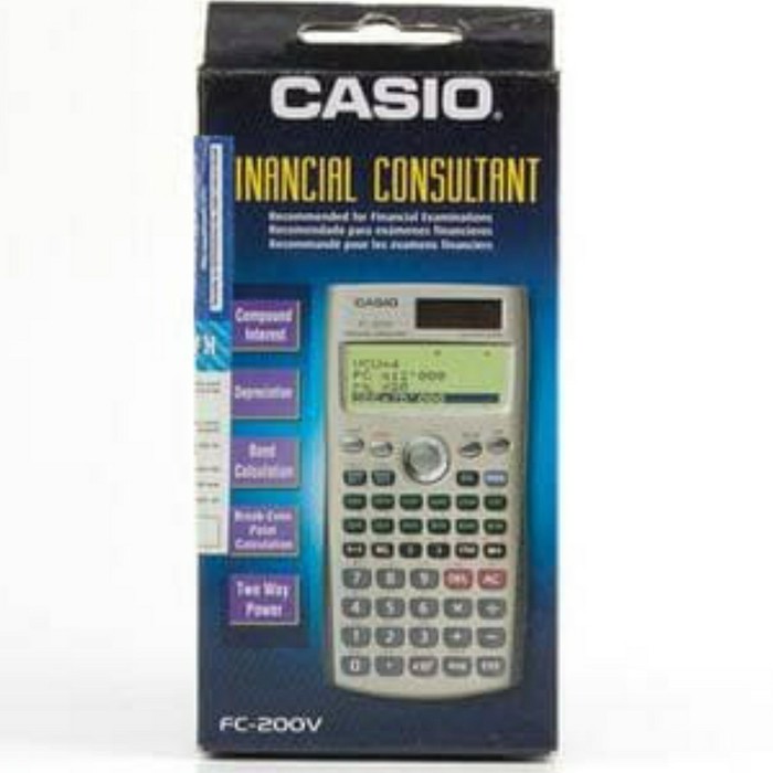 

PROMO! Casio FC-200V Financial Calculator Keuangan FC 200 V