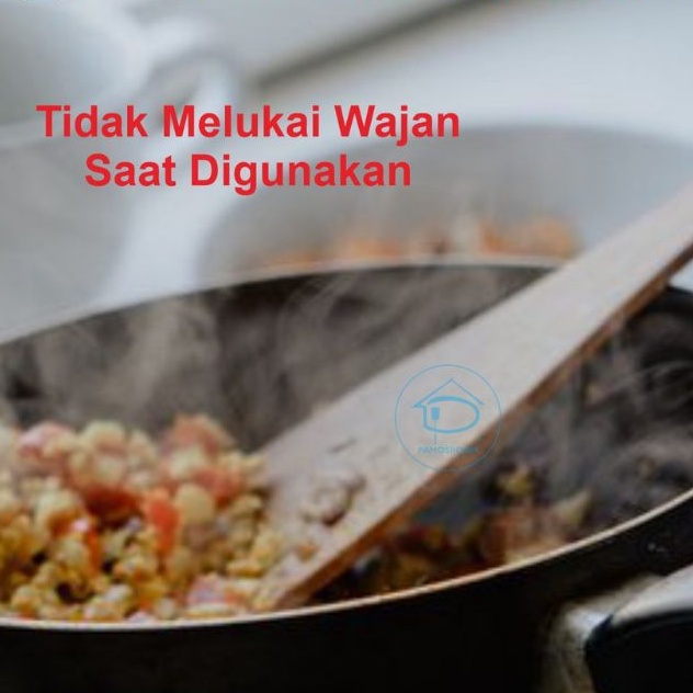 SPATULA KAYU ANTI LENGKET SUTIL KAYU WAJAN TEFLON