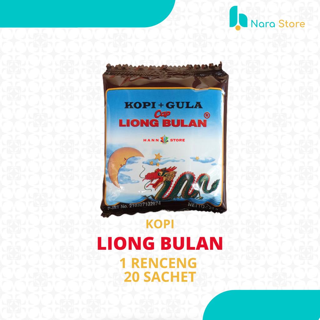 Jual KOPI LIONG BULAN (1 RENCENG ISI 10 SACHET X 25GR) Shopee Indonesia