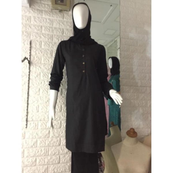 BAJU TUNIK WANITA JUMBO/ ATASAN WANITA BLUS/ BAJU KATUN LINEN
