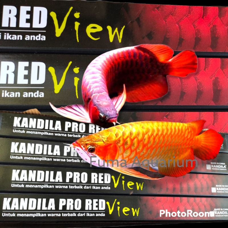 Lampu KANDILA PRO RED VIEW 1000 Lampu View Red Arwana 20 watt 1m Lampu Celup Aquarium