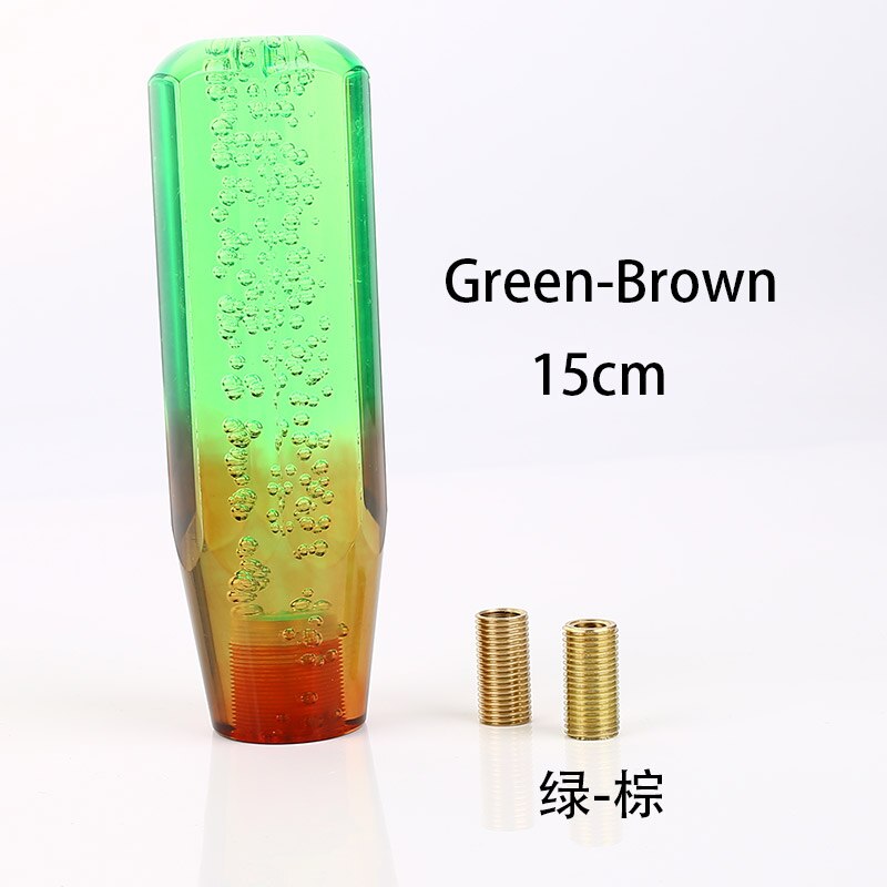 Knob Tuas Perseneling Mobil Manual Universal Bentuk Gelembung Kristal Transparan