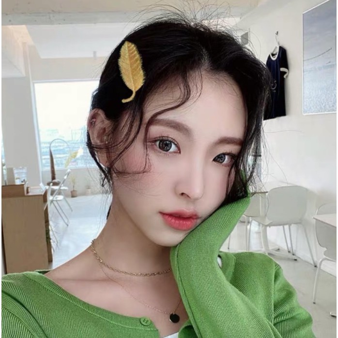 Hairclip Korea Jepitan Rambut Daun Design