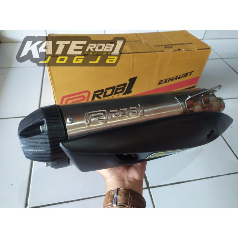 knalpot honda Adv std racing Powerbomb original Rob1- knalpot rob1 honda adv 150, adv 150 honda adv 