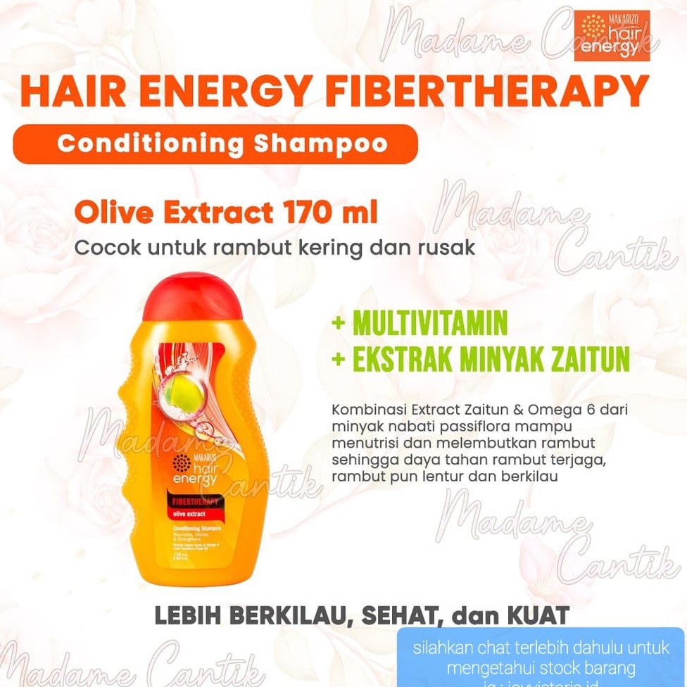 MAKARIZO HAIR ENERGY CONDITIONING SHAMPO SAMPO RAMBUT KOSMETIK