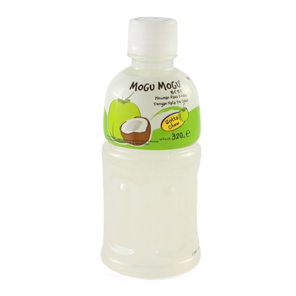 

MOGU MOGU Coconut 320ml - Minuman Rasa Kelapa Nata De Coco -Botol