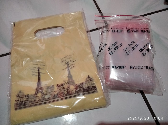 Kantong Plastik Klip Bening Serbaguna 6x10 . Plastik Ziplock . Klip Uk 6x 10 Isi100