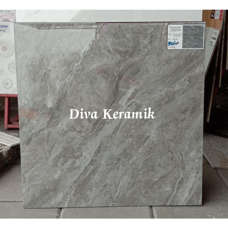 GRANITE LANTAI SERENITY STONE GRIGIO CONNECTED 60X60