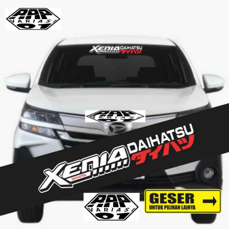 stiker Kaca Depan Xenia, stiker Cutting kaca mobil