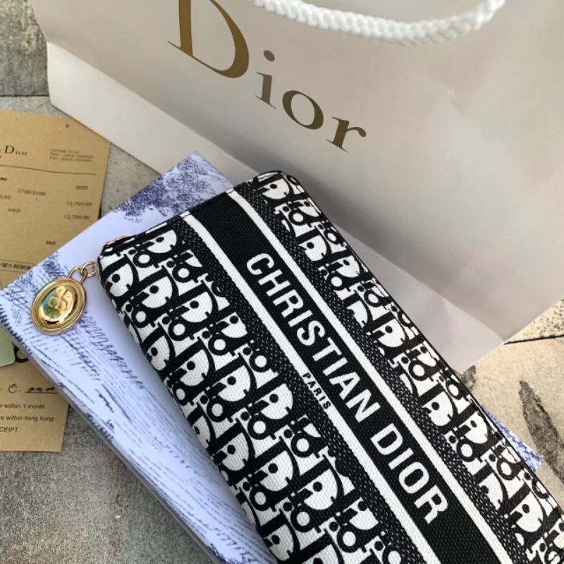 Dompet Panjang Wanita Dior Black