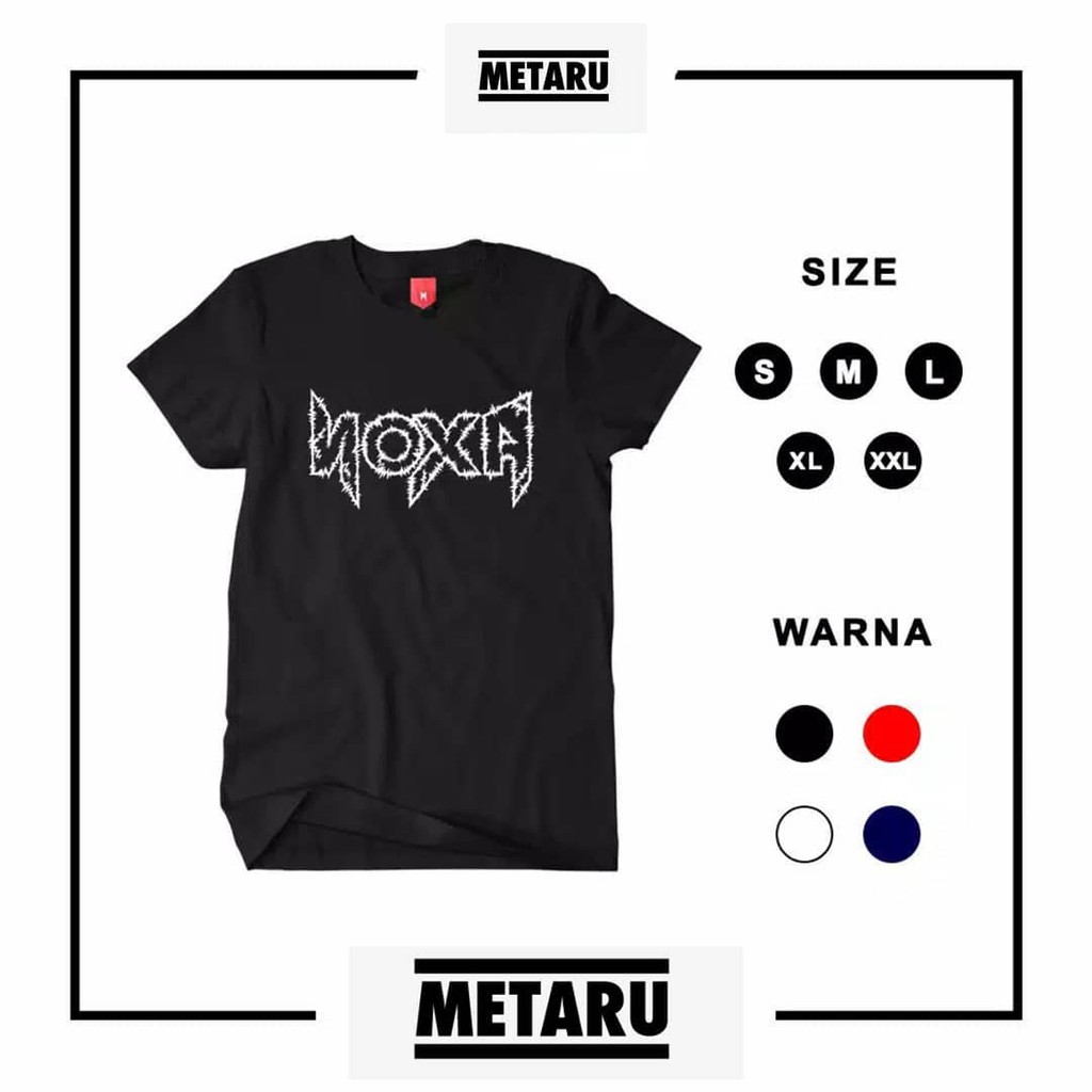 Kaos band NOXA / T-shirt band / Kaos distro band NOXA